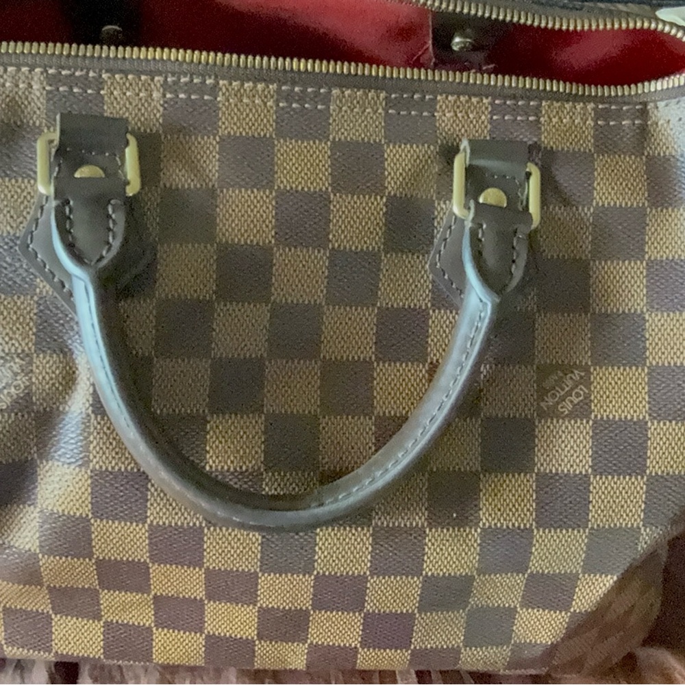 Louis Vuitton Brown Checkered Women's Bag